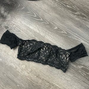 Victoria secret off the shoulder bandeau style bra/top
